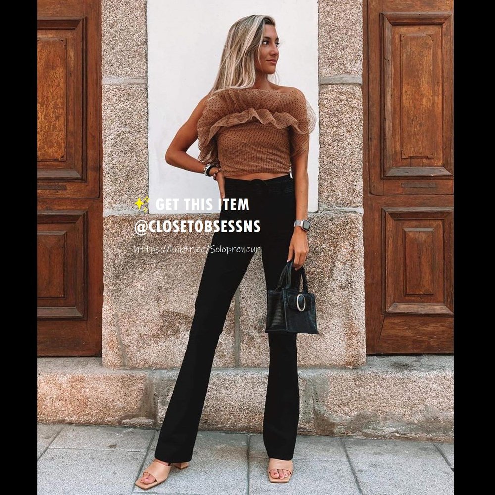 LAST ONE!!! BLOGGER FAVE!!! ZARA Ruffled Crop Top* - Picture 14 of 16